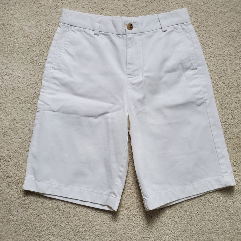 Vineyard Vines Boys White Shorts 9" sz12
